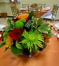 fall centerpiece for an 85th birthday party, Inglewood Community Centre ...
