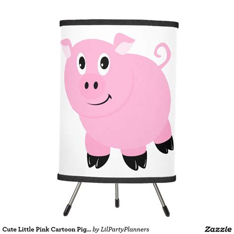 Peppa pig bedroom mural | details about peppa pig bedding & bedroom decor. Cute Little Pink Cartoon Pig Kids Tripod Lamp | Zazzle.com ...