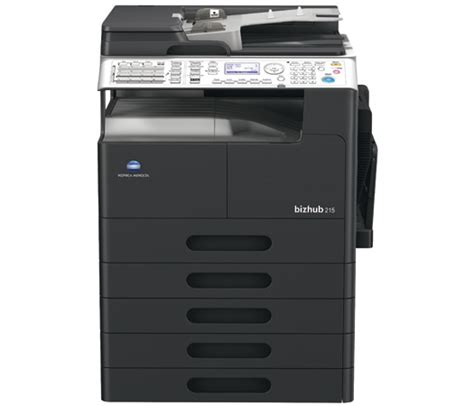 Find everything from driver to manuals of all of our bizhub or accurio products. Konica Minolta Bizhub 215 Copier Printer Scanner - CopyFaxes