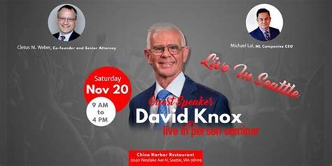 You Are Invited To The 2021 Abw With Guest Speaker David Knox 2040 Westlake Avenue North
