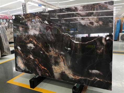 Gorgeous Veins Black Marble Slabs Black And White Marble Tiles Hangmao