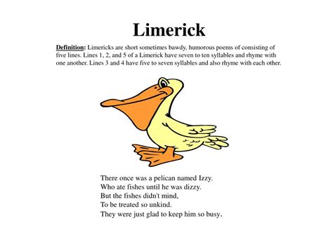 What Does A Limerick Poem Mean