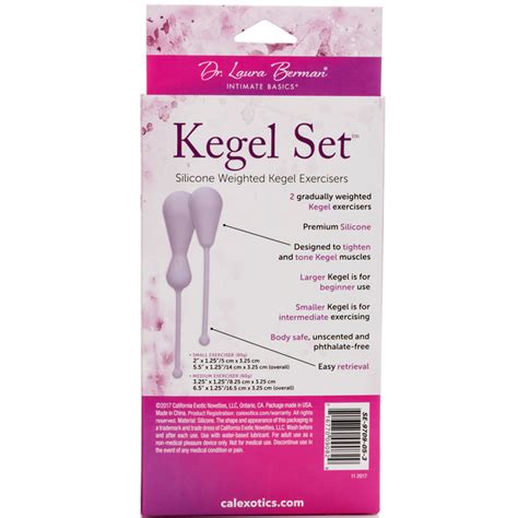buy the intimate basics kegel set silicone weighted kegel exercisers cal exotics dr laura