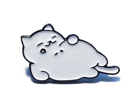 This Tubbs Pin To Show Your Neko Atsume Pride Cat Pin Cat Jewelry