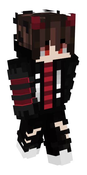Red Demon Boy Minecraft Skin Hargachargerlaptoptokokomputeronline