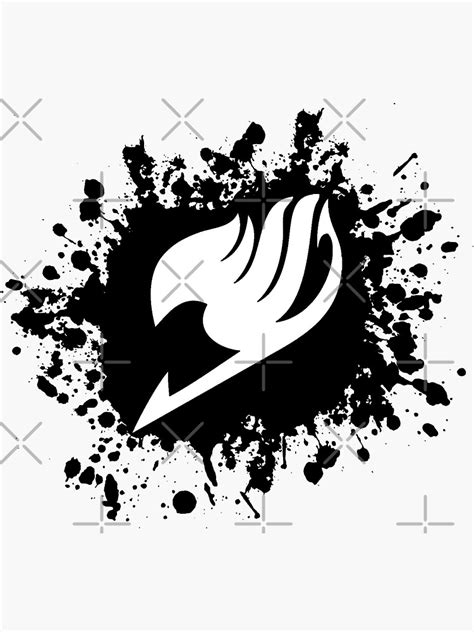 Fairy Tail Logo Sticker For Sale By I Lov3 Anime Redbubble
