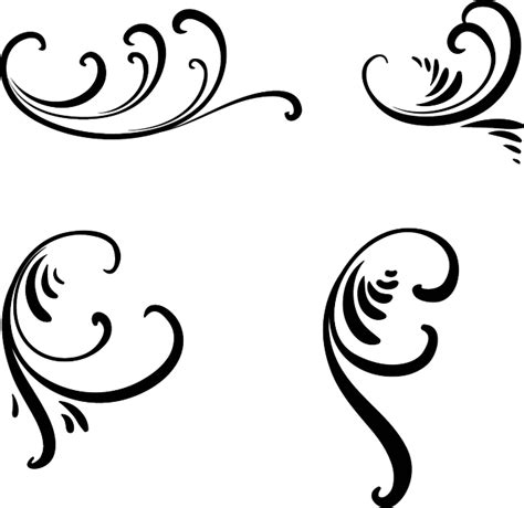 Flourishes Png Clipart Best