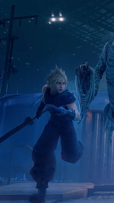 Cloud Strife Final Fantasy Remake K Phone Hd Wallpapers