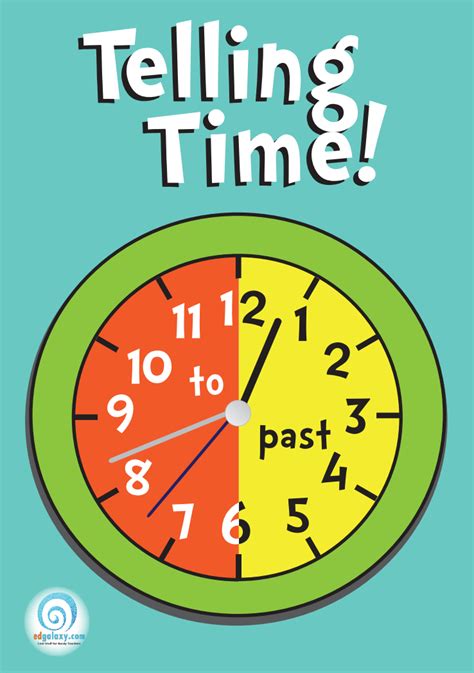 Telling Time Poster — Edgalaxy Cool Stuff For Nerdy Teachers
