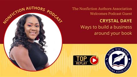 Podcast Interview Crystal Daye 12282022 Ways To Build A Business Around Your Book