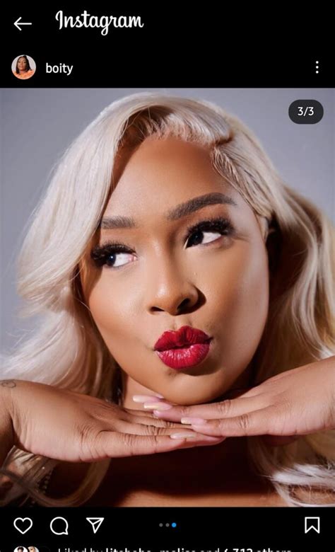 boity thulo reintroduces herself with a new look south africa rich and famous