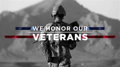 Today We Honor Our Veterans Youtube