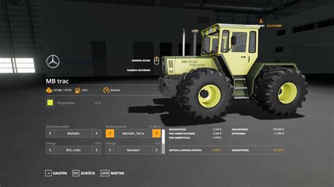 Ls19 Mb Trac 1300 1800 V 1401 Beta Mercedes Benz Mod Für