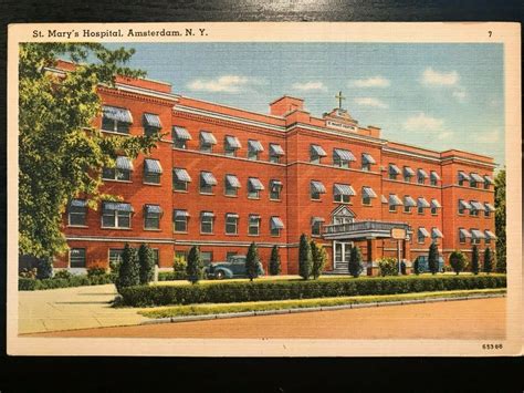 Vintage Postcards 1930 1945 St Marys Hospital Amsterdam New York
