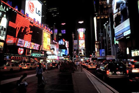Times Square New York At Night Geographic Media