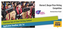 Warren E. Burger Prize Writing Competition - USA Scholarships 2022 ...