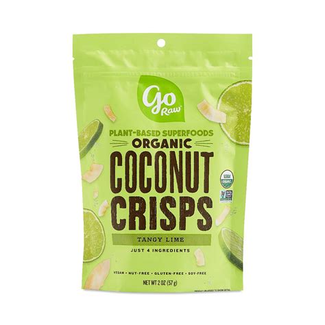 Organic Raw Coconut Crisps By Go Raw Thrive Market