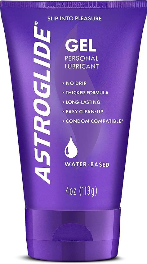 astroglide water based personal lubricant sex gel for couples men and women 4oz 7445011084077