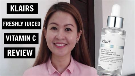 Vitamin c is great for brightening any dark spots, evening skin tone, and. Klairs Freshly Juiced Vitamin C Serum - Review - YouTube