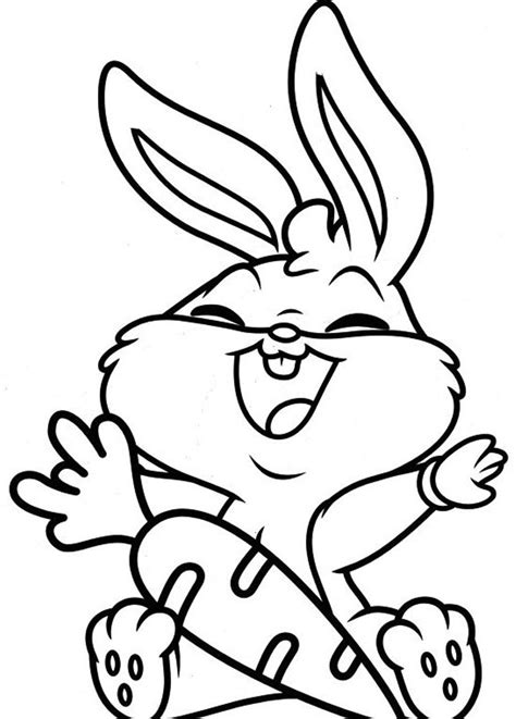 Dibujos De Bugs Bunny Bebe Para Colorear Pintar E Imprimir Gratis