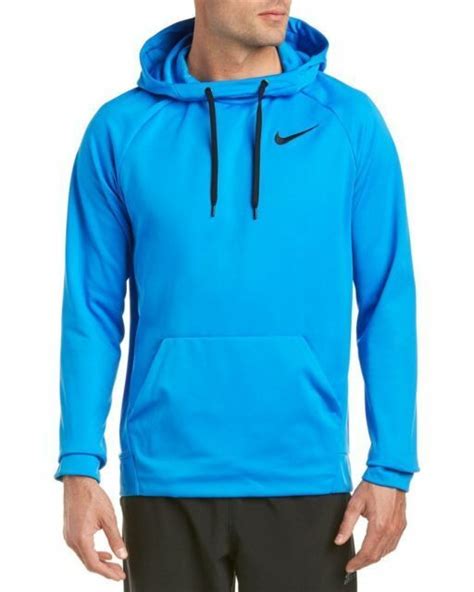 Nike Therma Fit Mens Hoodie Sweatshirt Blue 435 Xl For Sale Online Ebay