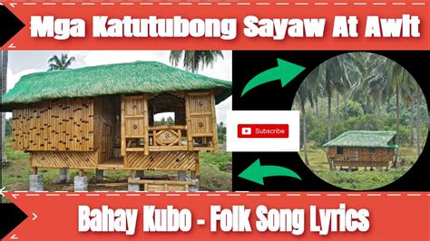 Bahay Kubo Folk Song Lyrics Youtube