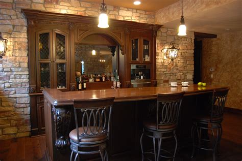 Custom Home Bar Cabinets By Graber