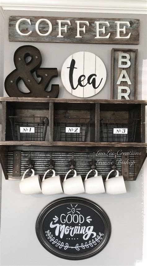 These personal coffee bars ideas and designs are the equivalent of the wine connoisseur's cellar. Just added this DIY chalkboard sign to my coffee bar! Be ...