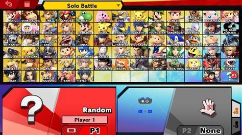 Super Smash Bros Ultimate Roster Masamail