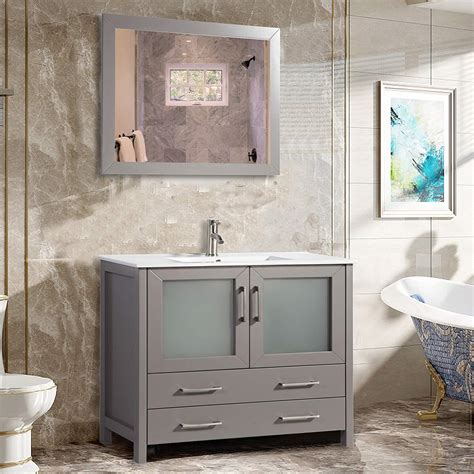 When selecting a small bathroom vanity, look for smart shelving and storage solutions, or. Vanity Art 36" Single Sink Bathroom Vanity Set - Small ...