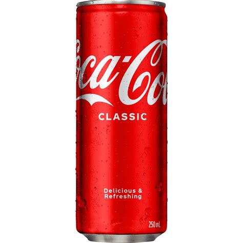 Coca Cola Can 250ml Big W