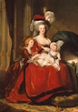 Marie-Antoinette de Lorraine-Habsbourg, reine de France et ses enfants ...
