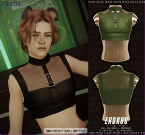 Unique Crop Tops CC For Male Female Sims In TS SNOOTYSIMS