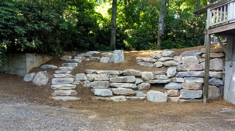 Totem Specializes In Natural Stone Retaining Wall Asheville