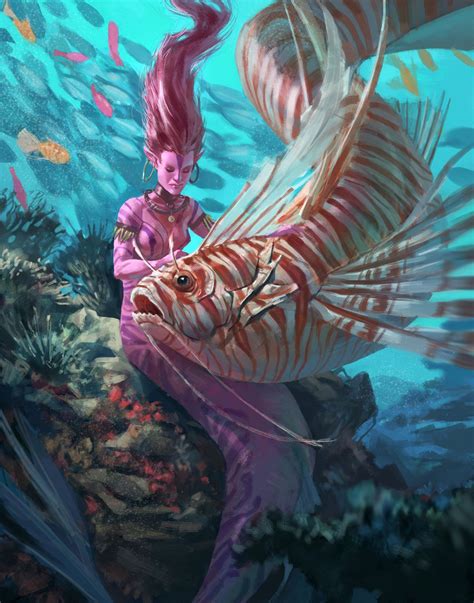 Mermaids Of The Reef Hazem Ameen On Artstation At
