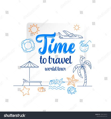 Time Travel Poster Background Paper Sheet Stock Vector Royalty Free