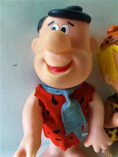 Vintage 1970 Dakin Fred Flintstone And Bamm Bamm Rubble Toy Etsy