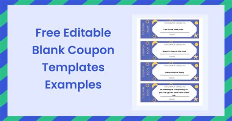 Free Editable Blank Coupon Templates Examples Edrawmax Online