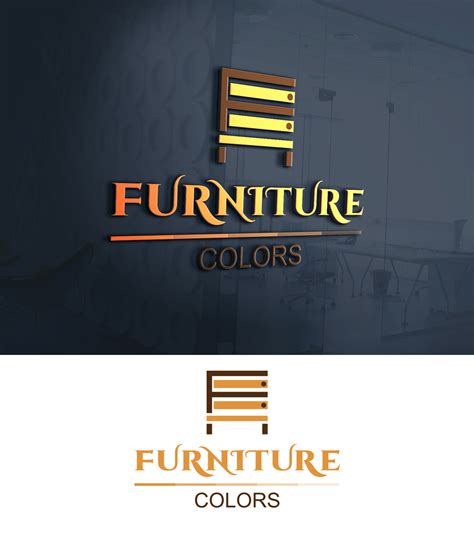 Modern Feminine Home Furniture Logo Design For Furniture Colors By