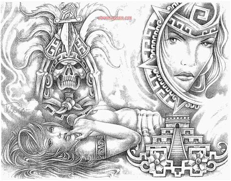 DiseÑos Aztecas Exclusivos 2 Belagoria La Web De Los Tatuajes