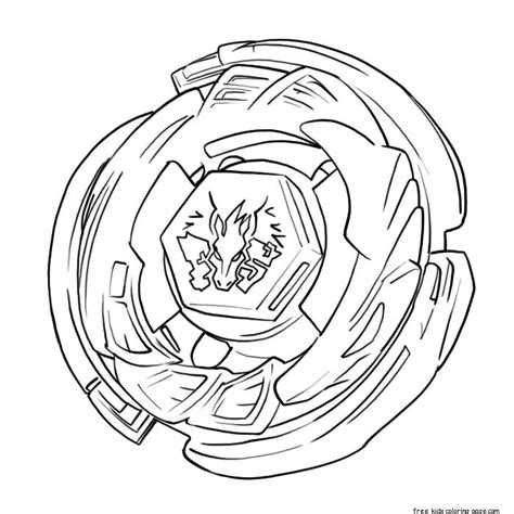 Printable Beyblade Coloring Pages From Metal Fusion For Boy