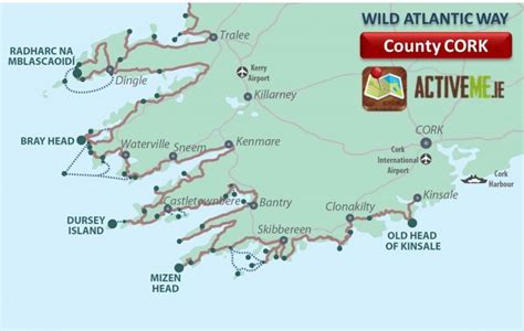 Wild Atlantic Way Map Time Zones Map World