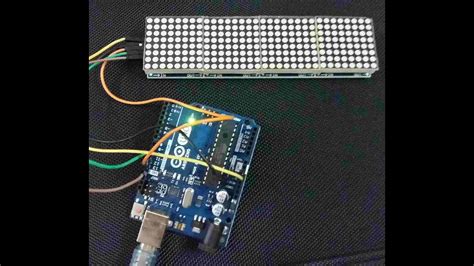 Arduino And Max7219 Led Dot Matrix Display Interfacing Tutorial Vlr