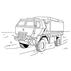 top   printable truck coloring pages