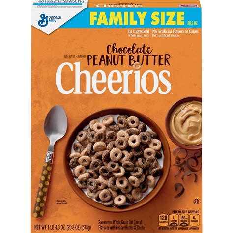 Chocolate Peanut Butter Cheerios Cereal 203 Oz