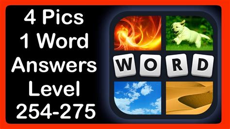 Whats The Word 4 Pics 1 Word Answer 254 275 Walkthrough Iphone