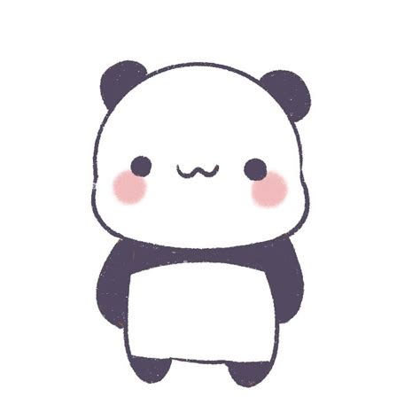 Easy Cute Panda Drawing