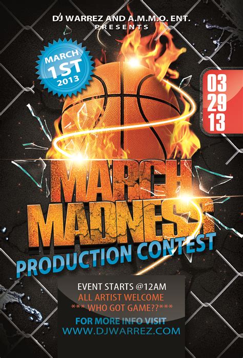Getting Ready For March Madness Promotional Flyer Samples Uprinting