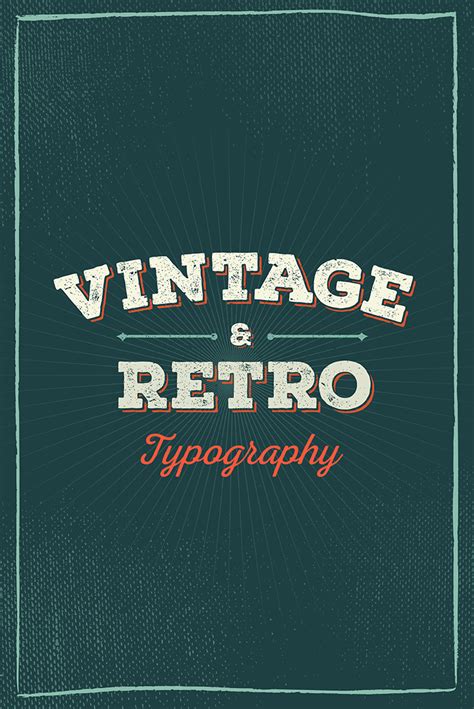 50 Beautiful Examples Of Vintage And Retro Typography Retro Typography