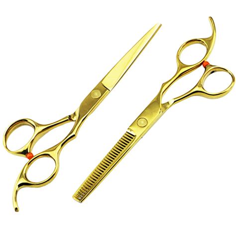 Passion Stainless Steel Professional Hair Cutting Scissors Precision 2 Piece Barber